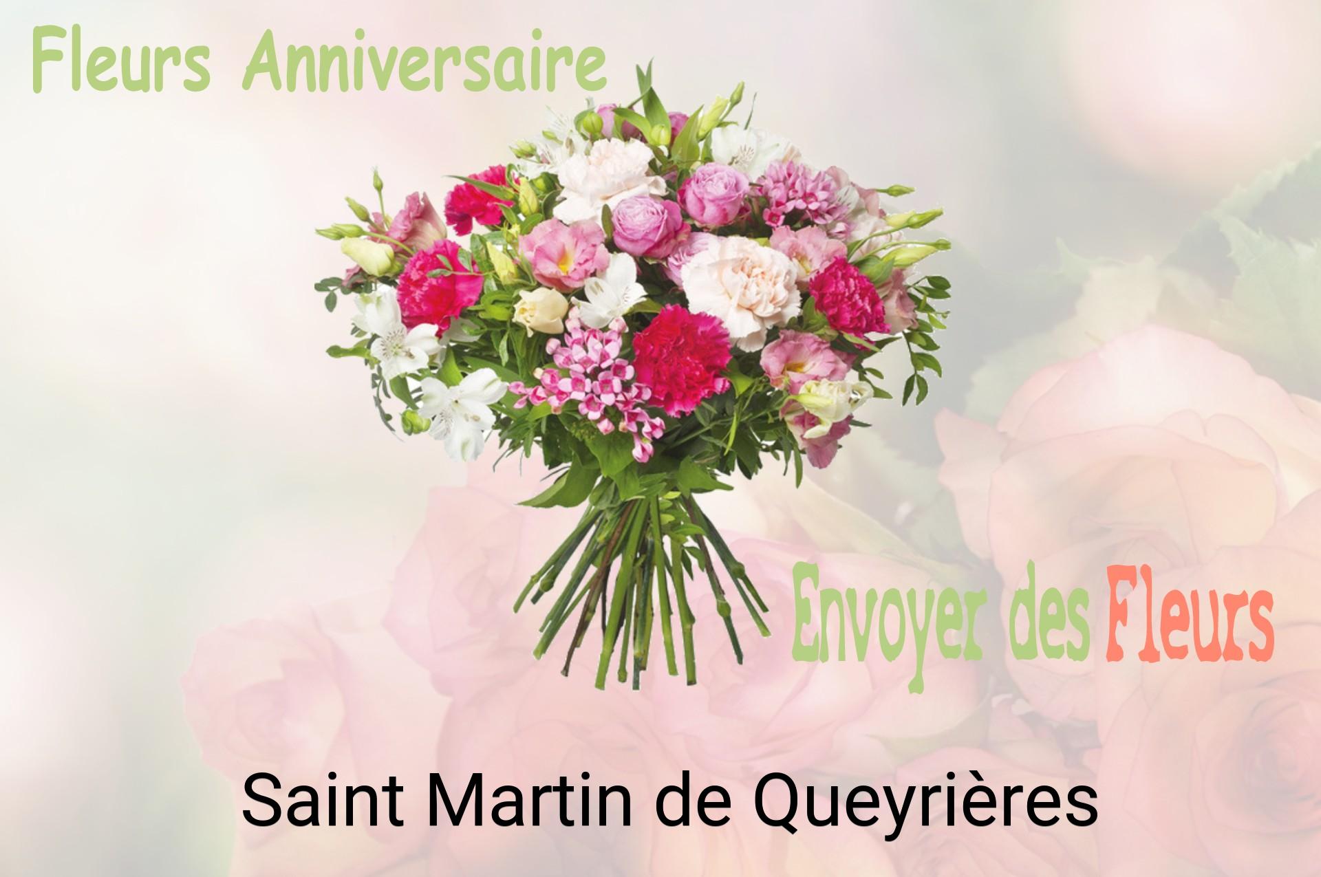 Bouquet de fleurs d’anniversaire livré à Saint-Martin-de-Queyrières