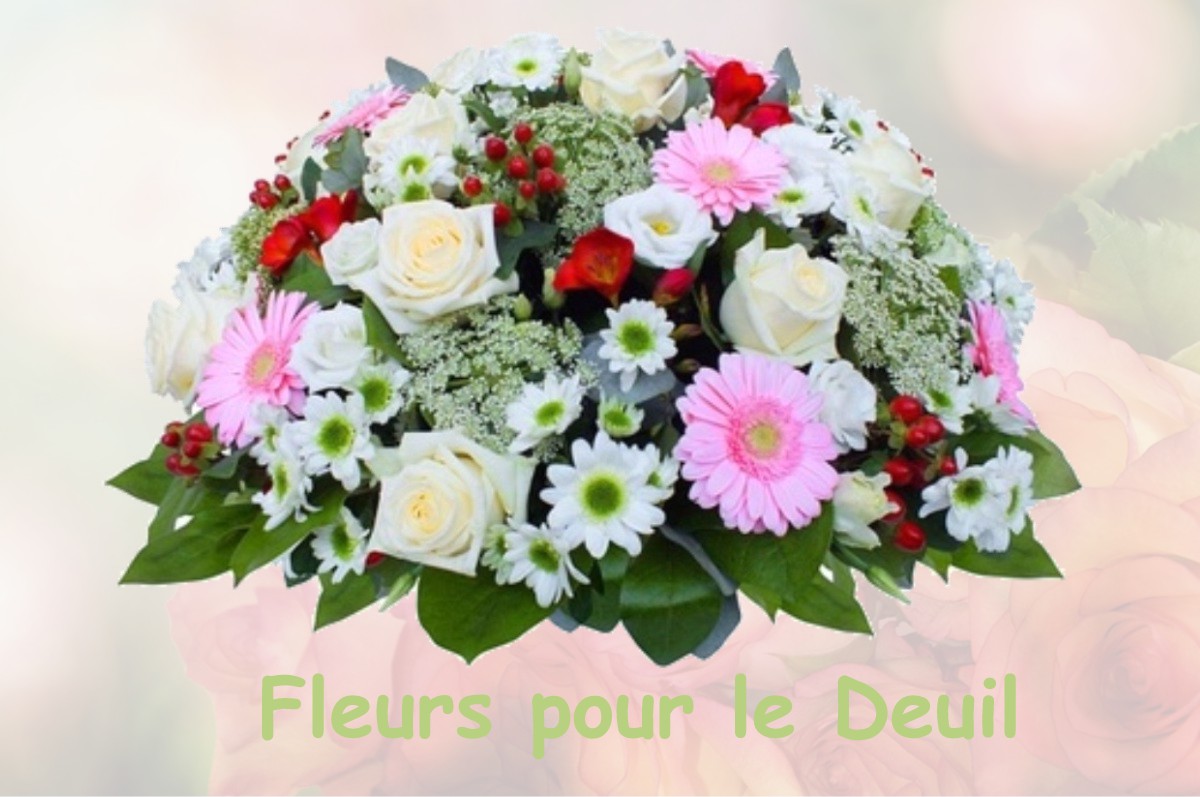 fleurs deuil SAINT-MARTIN-DE-QUEYRIERES